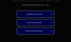 Boardofcosmetology.com thumbnail