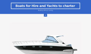Boathire-yachtcharter.com thumbnail