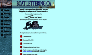 Boatlettering.ca thumbnail