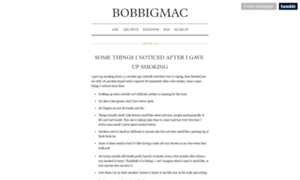 Bobbigmac.com thumbnail