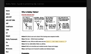 Bobby-tables.com thumbnail