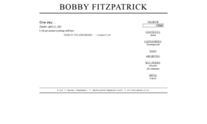 Bobbyfitzpatrick.com thumbnail