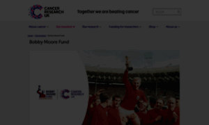 Bobbymoorefund.cancerresearchuk.org thumbnail