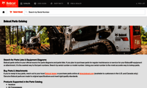 Bobcatpartsonline.com: Bobcat Genuine Parts Catalog – Official Bobcat