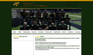 Bobcatyouthfootball.net thumbnail