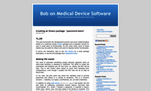 Bobonmedicaldevicesoftware.com thumbnail