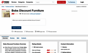 Bobs-discount-furniture.pissedconsumer.com thumbnail