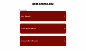 Bobs-garage.com thumbnail