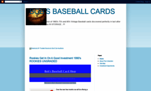 Bobsbaseballcards.blogspot.com thumbnail