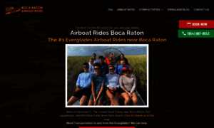 Bocaratonairboatrides.com thumbnail