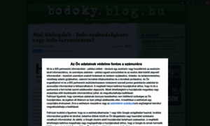 Bodoky.blog.hu thumbnail