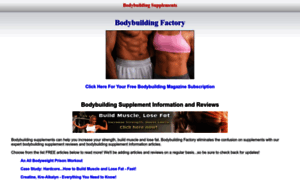 Bodybuildingfactory.com thumbnail