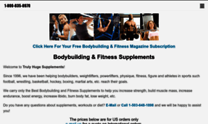 Bodybuildingsupplementshop.com thumbnail