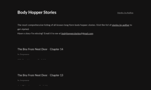 Bodyhopperstories.com thumbnail