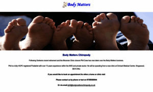 Bodymatterschiropody.co.uk thumbnail