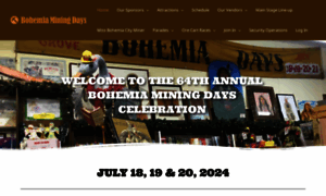 Bohemiaminingdays.org thumbnail