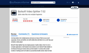 Boilsoft-video-splitter.software.informer.com thumbnail