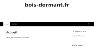 Bois-dormant.fr thumbnail