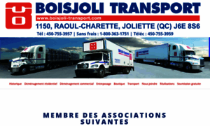Boisjoli-transport.com thumbnail