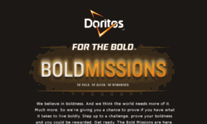 Boldmissions.doritos.com thumbnail