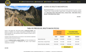 Boletomachupicchu.com.pe thumbnail