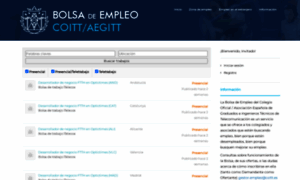 Bolsadetrabajo.coitt.es thumbnail