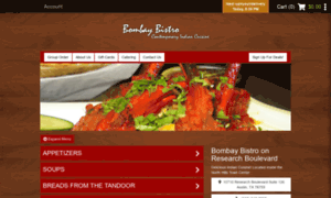 Bombay-bistro-research.menufy.com thumbnail