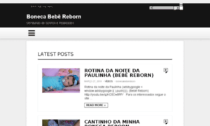 Bonecabebereborn.com.br thumbnail