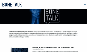 Bonetalk.org thumbnail