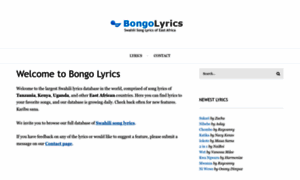 Bongolyrics.com thumbnail