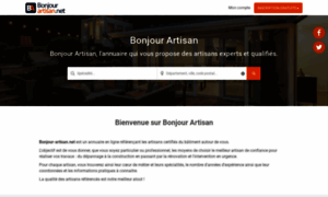 Bonjour-artisan.net thumbnail