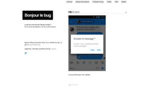 Bonjourlebug.fr thumbnail