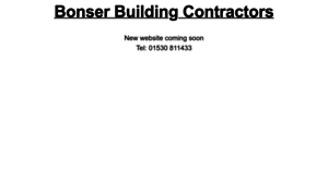 Bonserbuildingcontractors.co.uk thumbnail