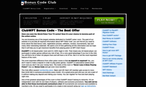 Bonuscodeclub.com thumbnail