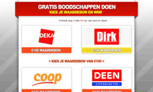 Boodschappen-waardebon.nl thumbnail