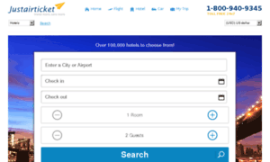 Book.justairticket.com thumbnail