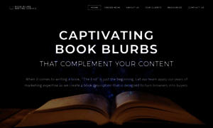 Bookblurbwritingservice.com thumbnail