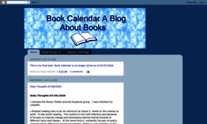 Bookcalendar.blogspot.com thumbnail