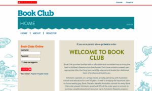 Bookclubs.scholastic.com.au thumbnail