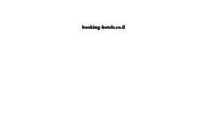 Booking-hotels.co.il thumbnail