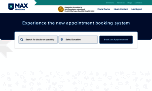 Booking.maxhealthcare.in thumbnail