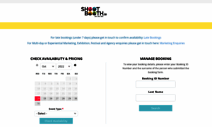 Booking.shootbooth.ie thumbnail