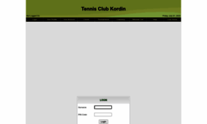 Booking.tennisclubkordin.com thumbnail
