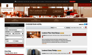 Bookings.landmarkhotels.com thumbnail