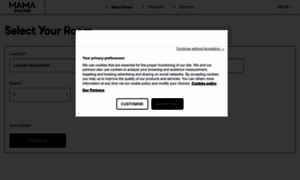 Bookings.mamashelter.com thumbnail