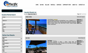 Bookings.pacificcoastalproperties.com thumbnail