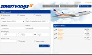 Bookings.smartwings.com thumbnail