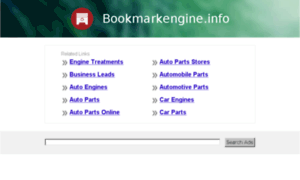 Bookmarkengine.info thumbnail
