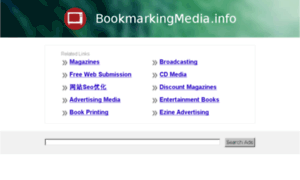 Bookmarkingmedia.info thumbnail