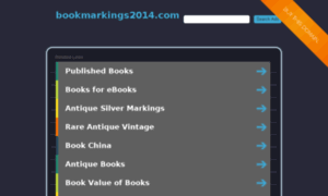 Bookmarkings2014.com thumbnail